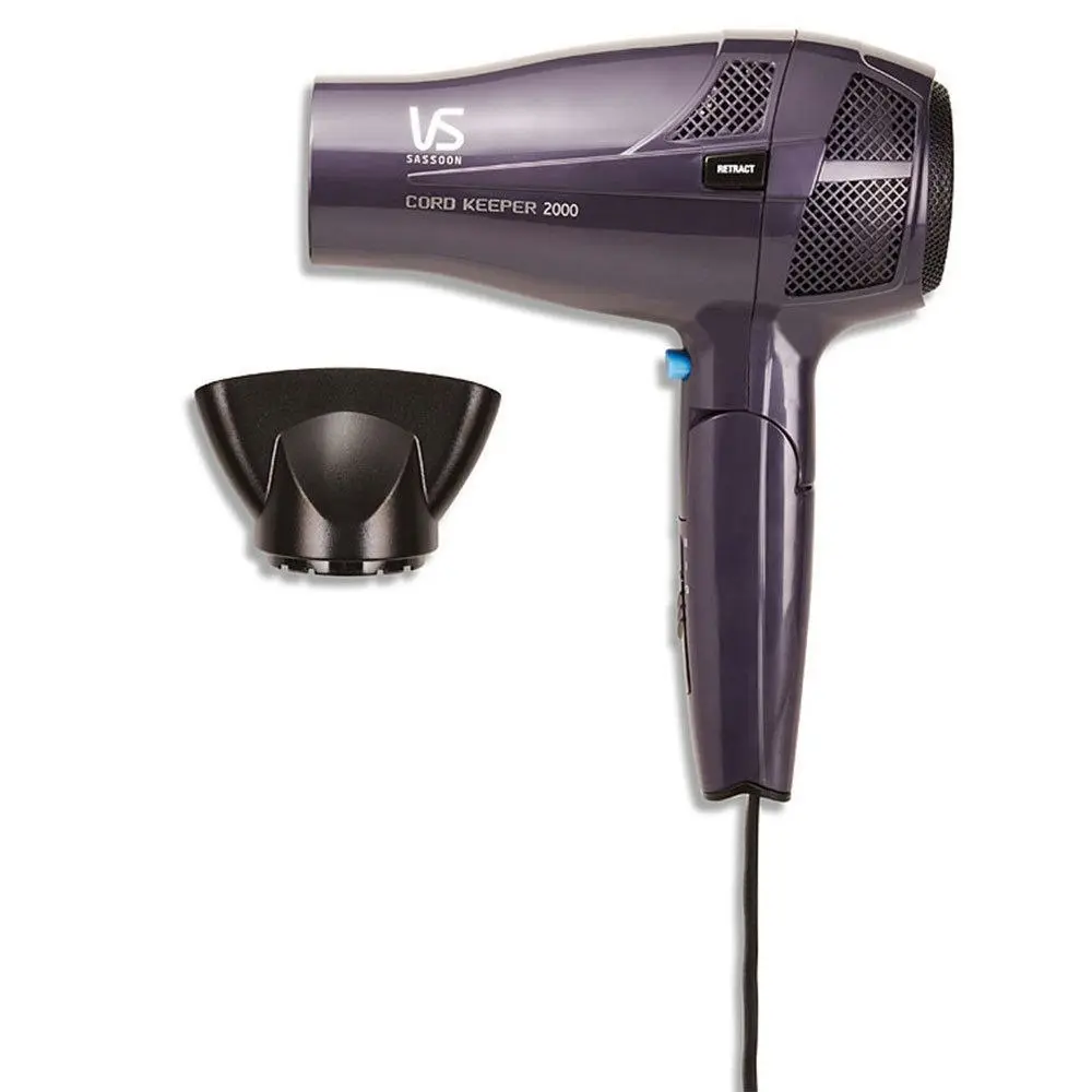 VS Sassoon VS289A 2000W Hair Dryer Hairdryer Travel/Portable/Foldable Ceramic