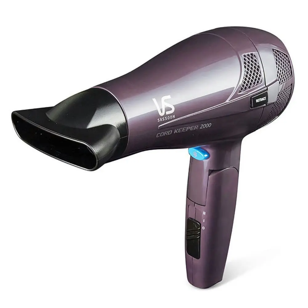 VS Sassoon VS289A 2000W Hair Dryer Hairdryer Travel/Portable/Foldable Ceramic