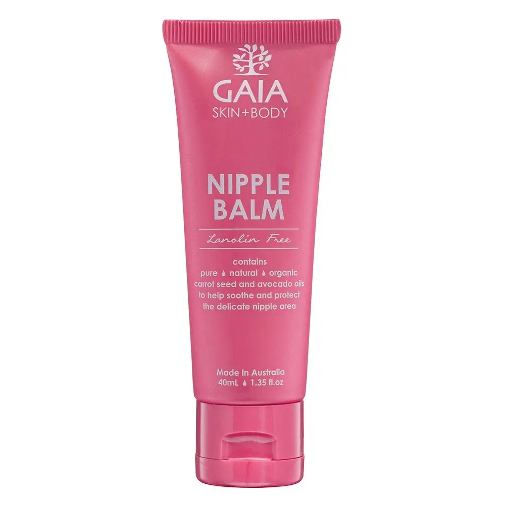 Gaia 80ml Natural/Organic Nipple Balm Mothers/Women Beeswax/No Animal Testing