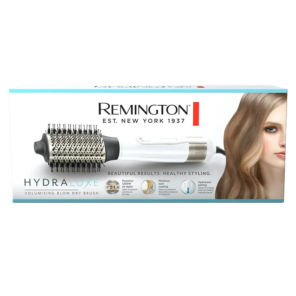 Remington 1200W Hydraluxe Volumising Blow Dry Hair Drying/Styling/Curling Brush