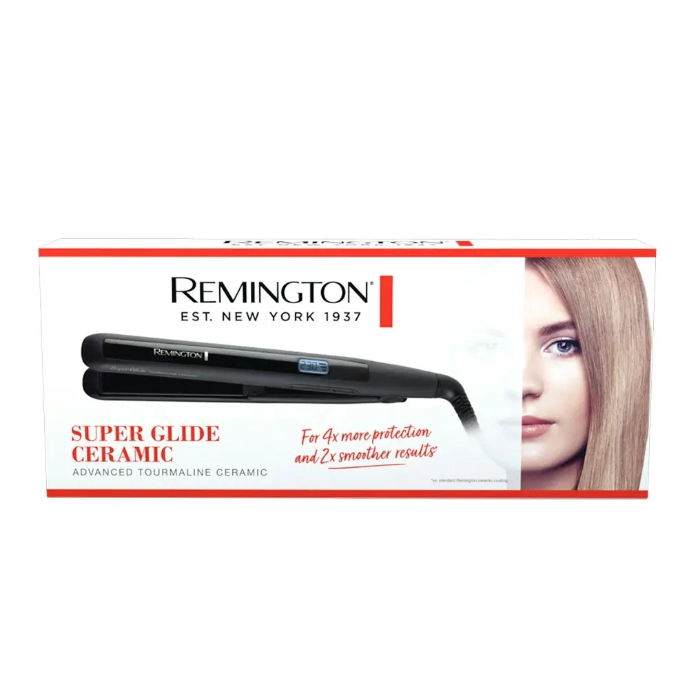 Remington Super Glide Ceramic Tourmaline Turbo Heat Hair Straightener Styler