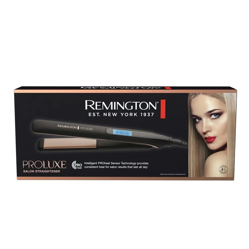 Remington Proluxe Salon Ceramic 10 Setting Glide Styling Salon Hair Straightener