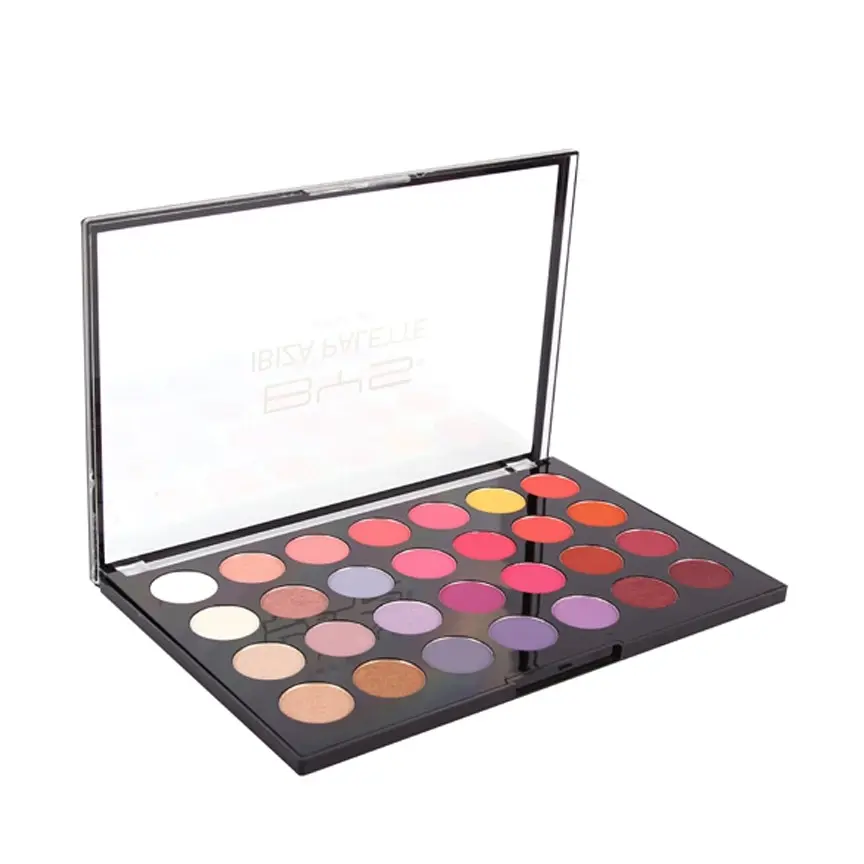 BYS 28g Eyeshadow Colour Palette Eye Makeup Shadow Matte/Metallic Shimmer Ibiza