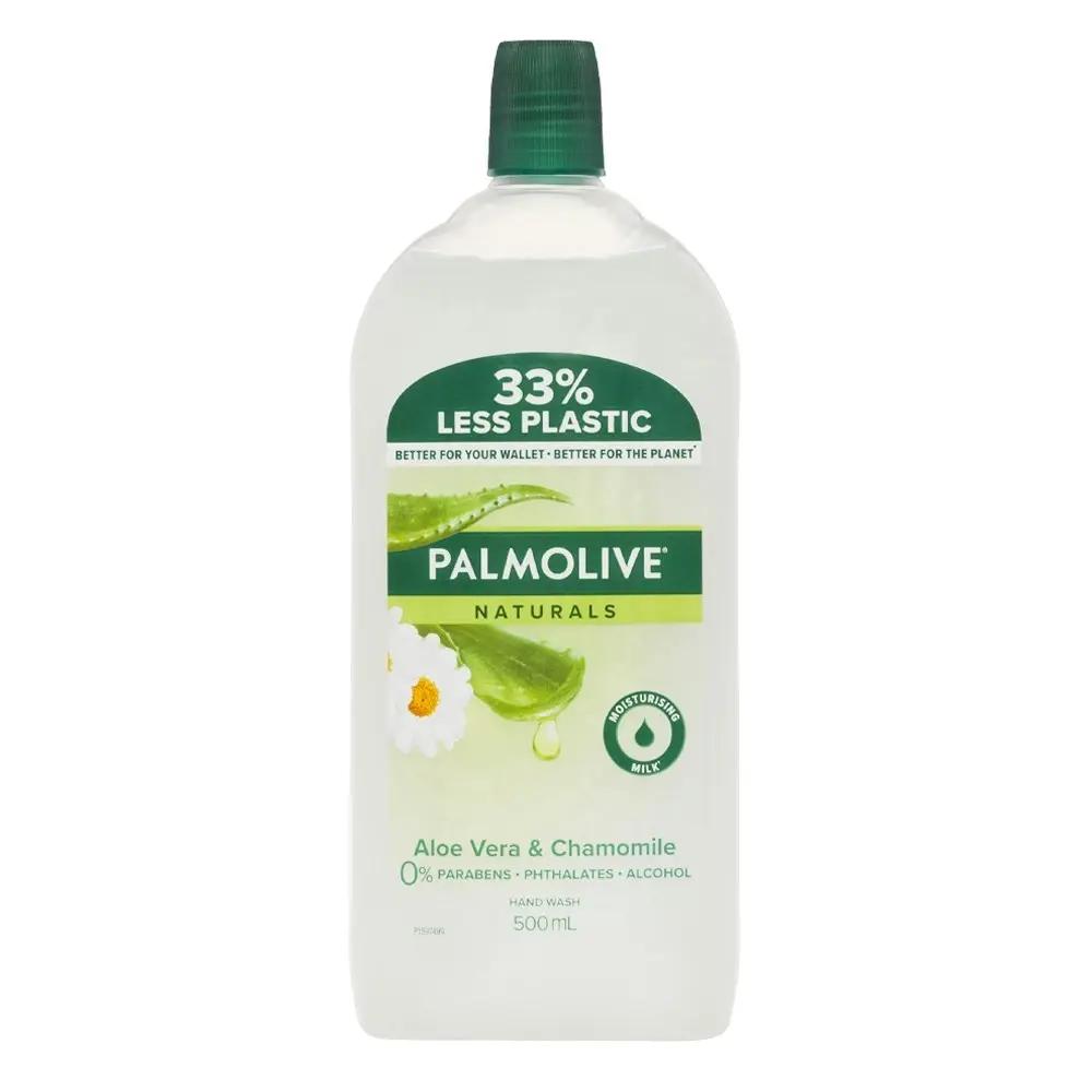 6x Palmolive 500ml Hand Wash/Washing Refill Aloe & Chamomile Cleaning/Hygiene