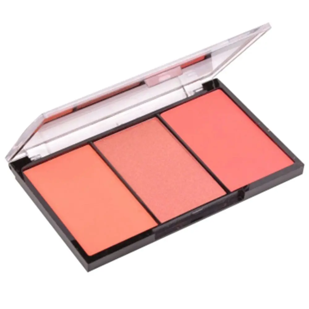 BYS Blush Trio Coral Me In 3 Shades Cosmetic Beauty Face/Cheek Makeup Red/PNK 8g