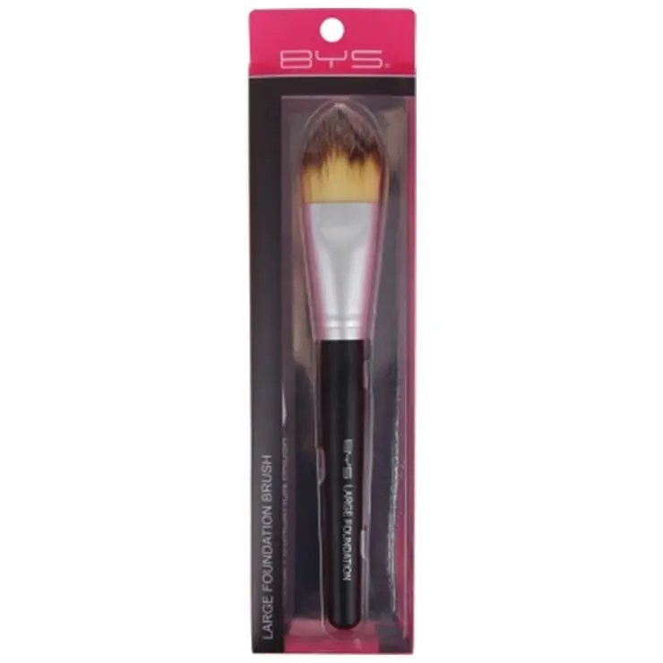 BYS Large Flat Foundation/Powder Beauty Brush Cosmetics Makeup Applicator Black