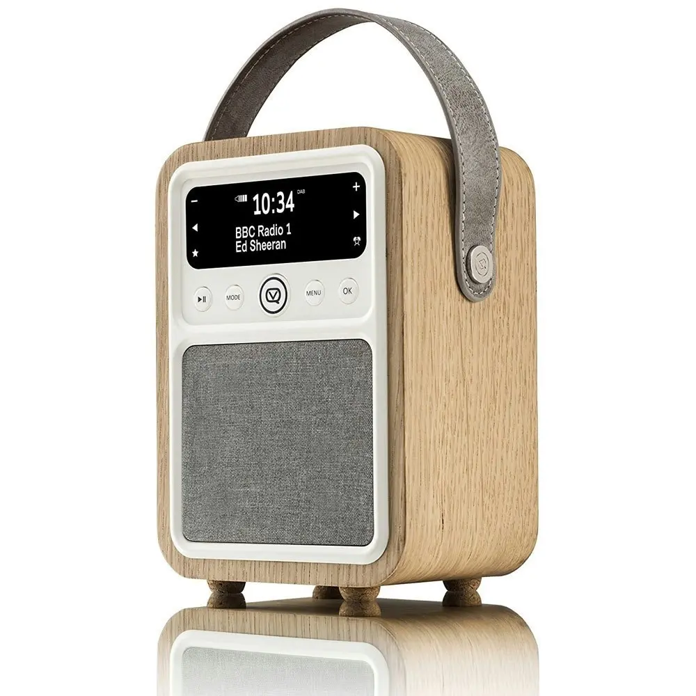 VQ Monty DAB+/FM Digital Radio + AUX/Bluetooth Wireless Speaker Alarm Clock Oak