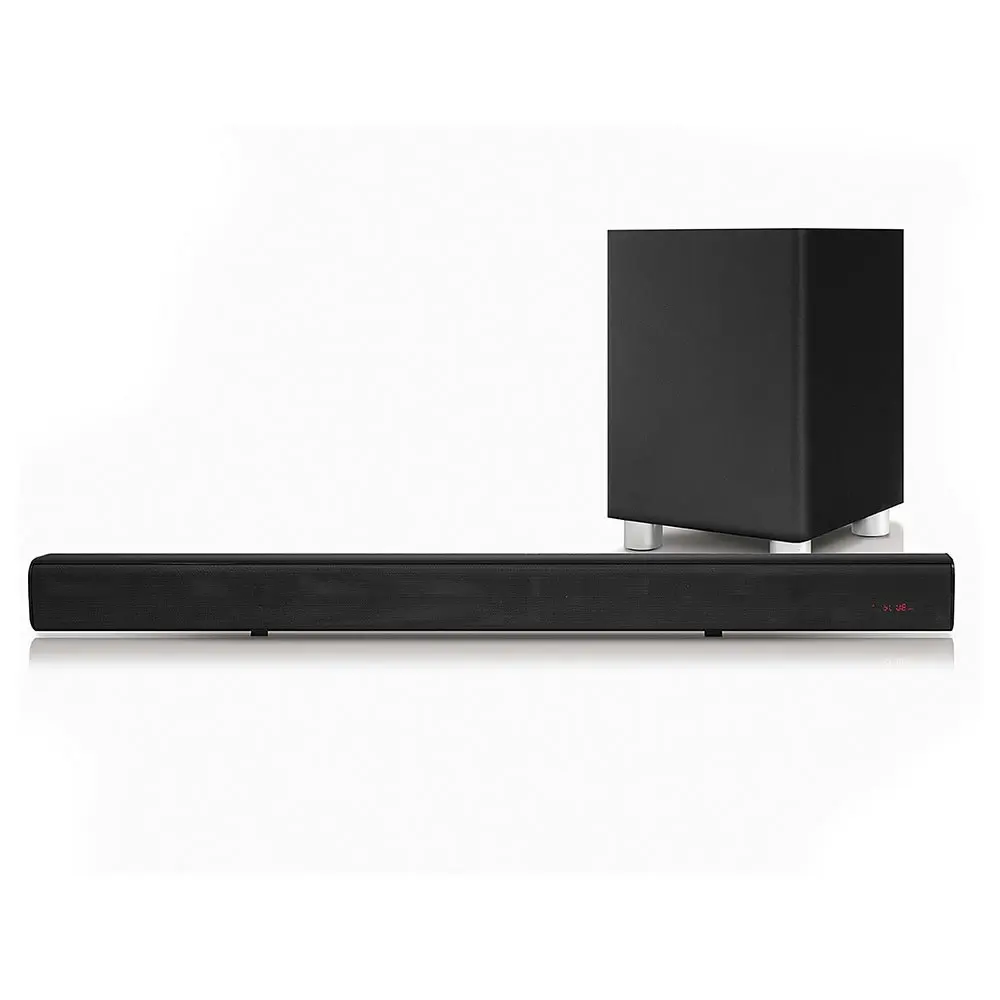 Pure Acoustics SBW-175 2.1ch Bluetooth Sound-bar w/ Wireless Subwoofer/FM Radio