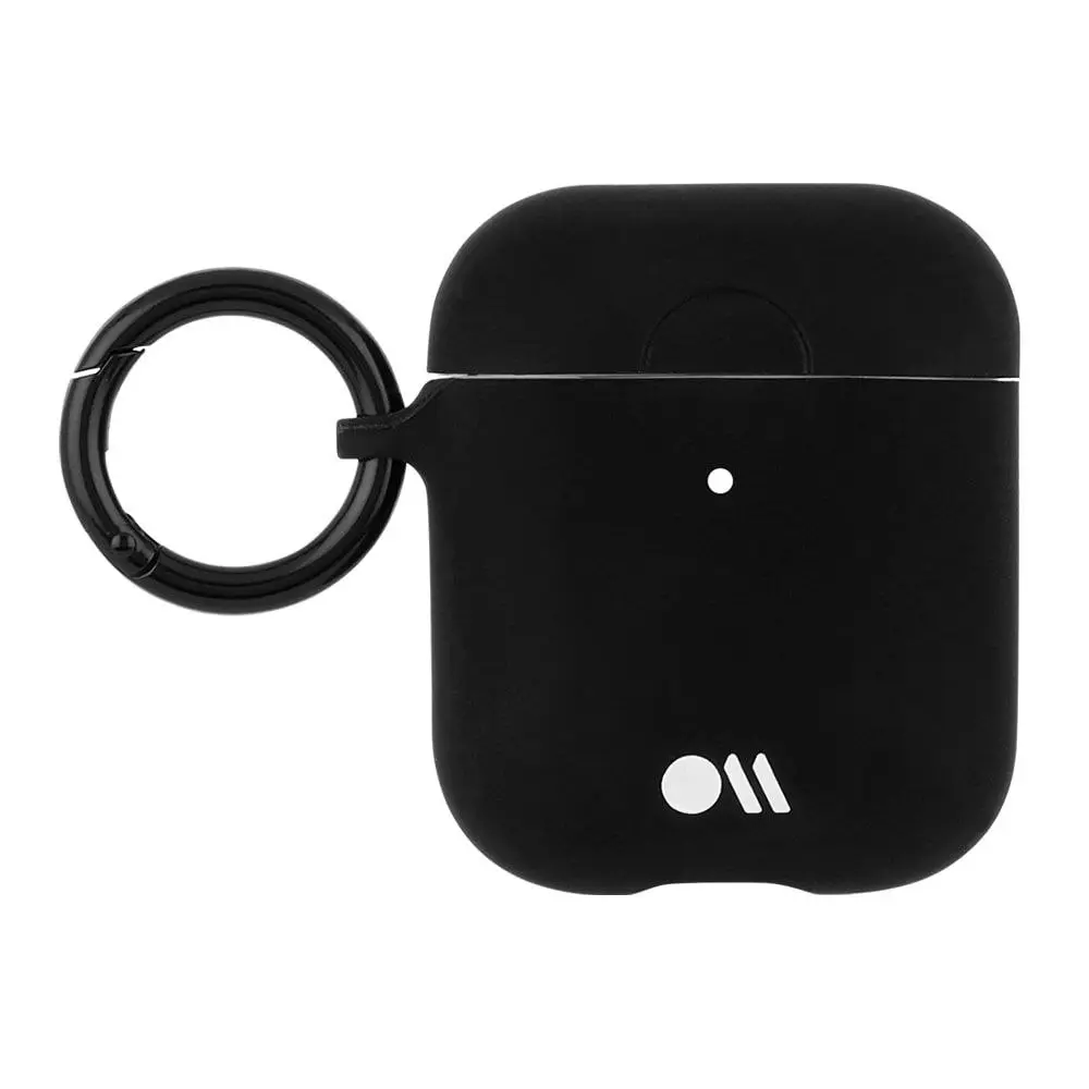 Case-Mate Hookups Case/Cover for Apple AirPods with Ring Clip/Neck Strap Black