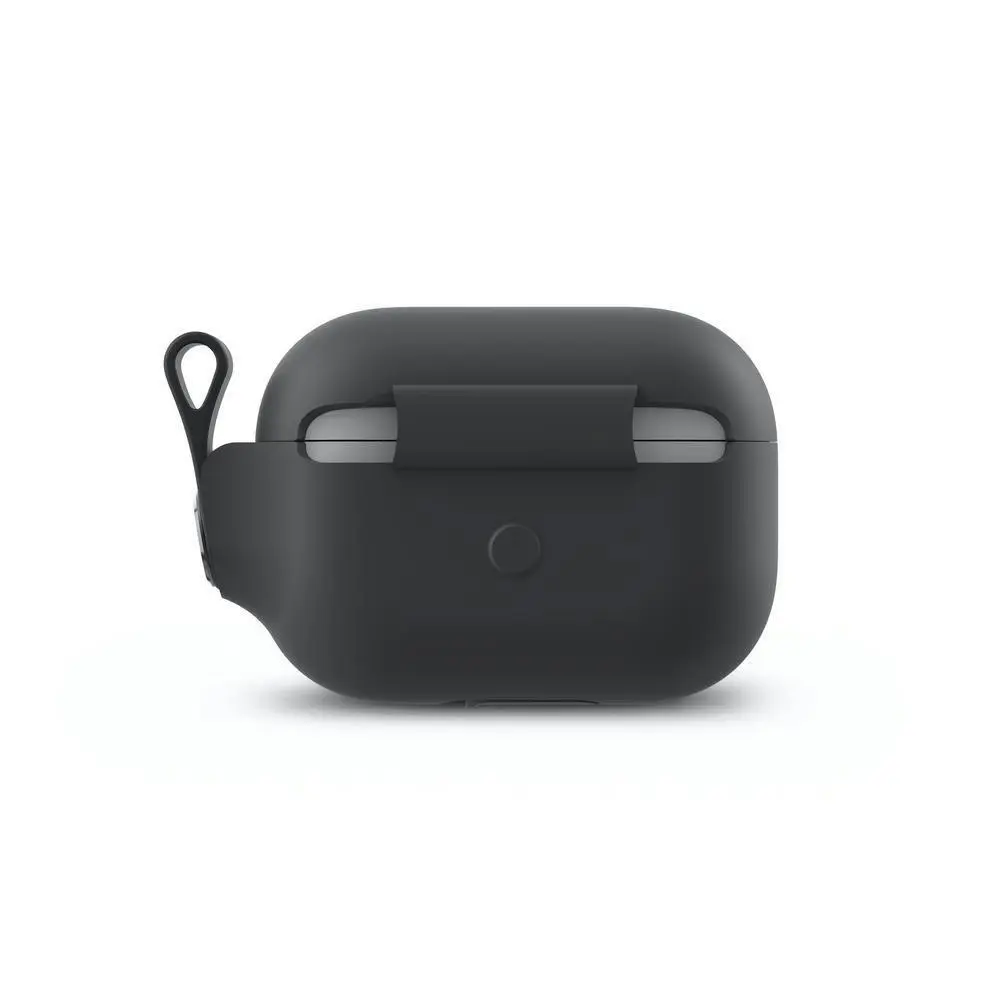 Moshi Pebbo Case Holder Cover for AirPods Pro w/Detachable Wrist Strap Black