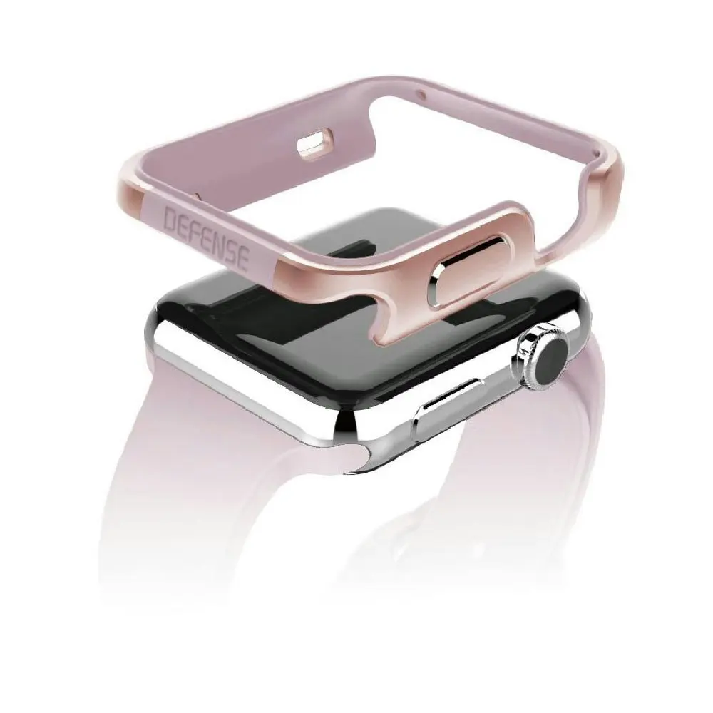 X-Doria Defense Edge Protective Case Cover for 44mm Apple Watch iWatch Rose Gold