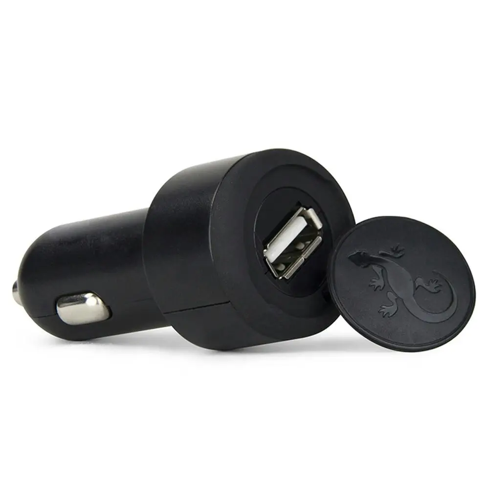 Gecko Smart 1.0A USB Car Charger for Smartphones GPS Tablet Dash Cameras Black