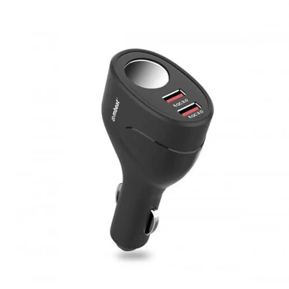 2x mBeat Gorilla Power Dual QC3.0 Car Charger w/Cigar Lighter Socket f/Phone/GPS