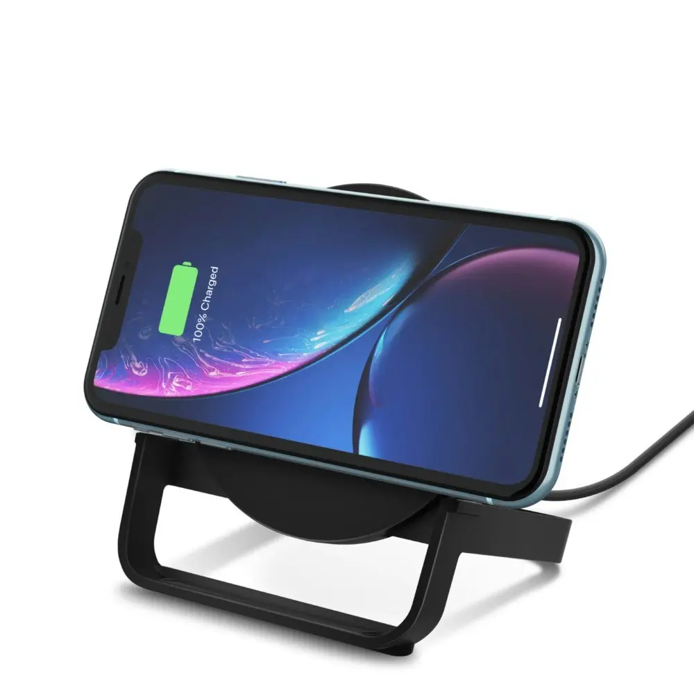 Belkin F7U083AUBLK Boost Up 10W Wireless Charger Qi Stand f/Apple/Samsung Phones