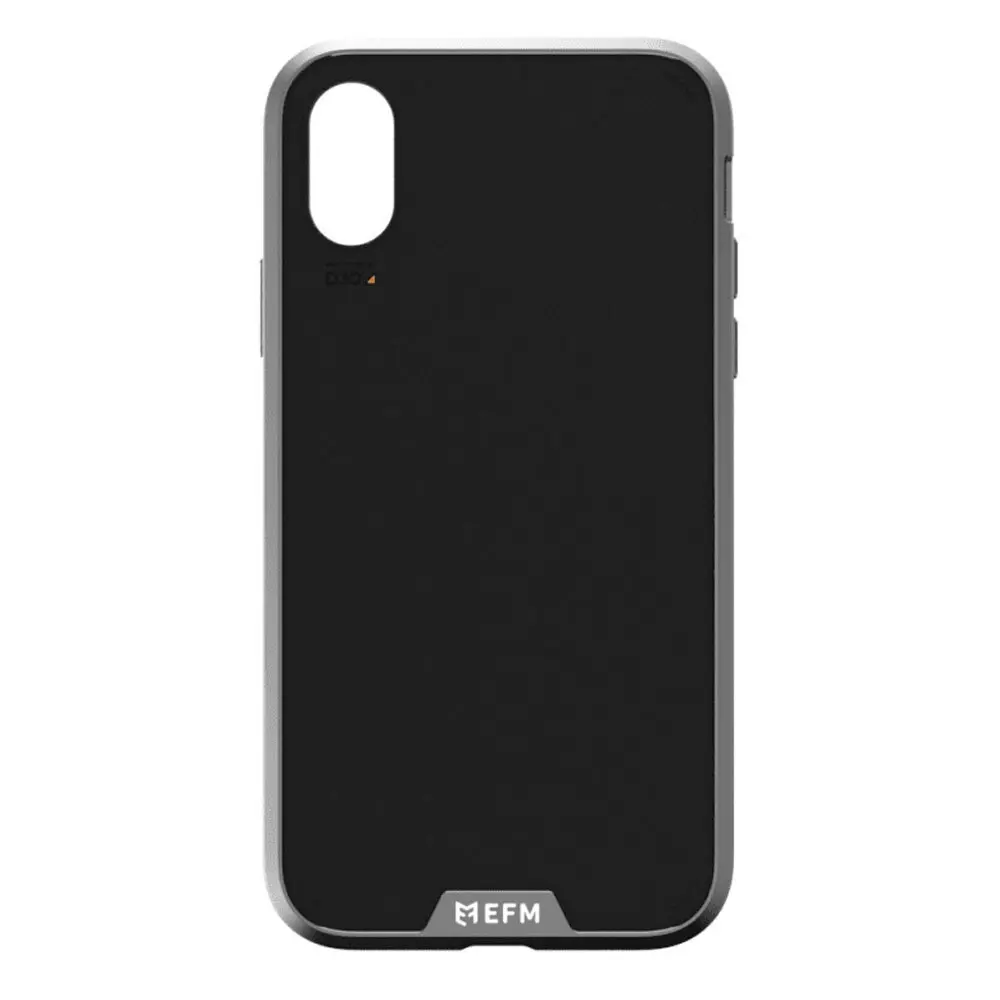 EFM Verona Leather D3O Case Armour Cover Protection for Apple iPhone XS Max BLK