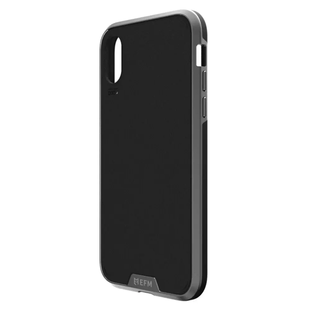 EFM Verona Leather D3O Case Armour Cover Protection for Apple iPhone XS Max BLK