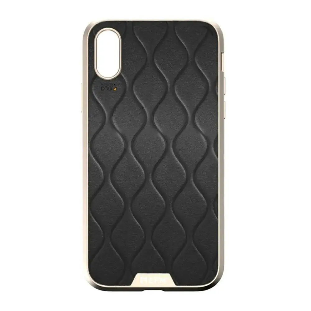 EFM Verona Leather D3O Case Armour Cover Protection for Apple iPhone XS Max Gold