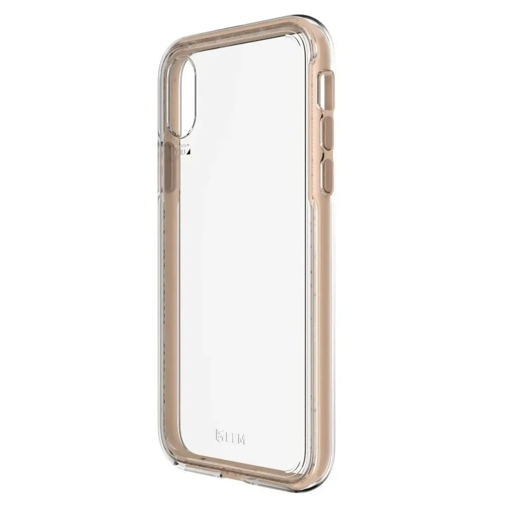 EFM Aspen D3O Case Armour Mobile Protective Cover for Apple iPhone XR Clear/Gold