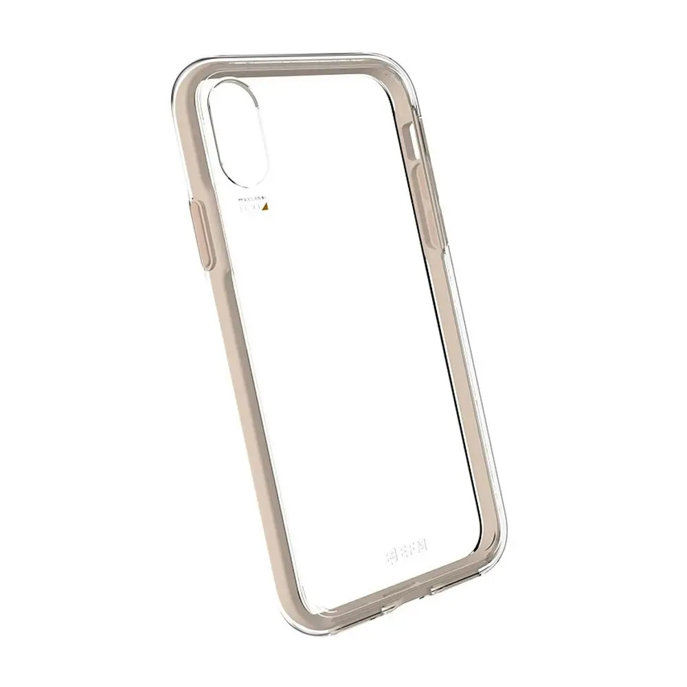 EFM Aspen D3O Case Armour Mobile Protective Cover for Apple iPhone XR Clear/Gold