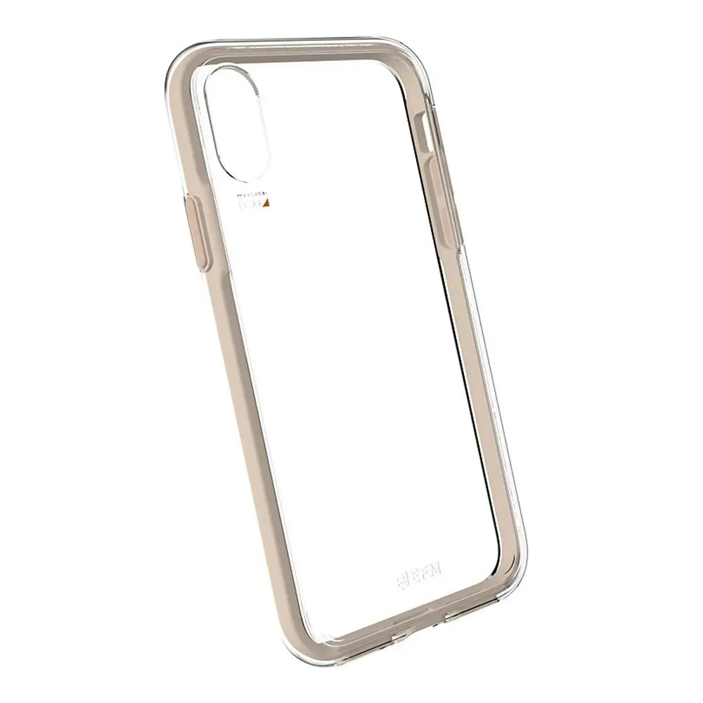 EFM Aspen D3O Case Armour Protect Mobile Cover for Apple iPhone XS Max Clear/GD