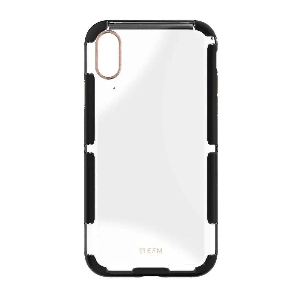 EFM Cayman D3O Case Armour Mobile Clear Cover for Apple iPhone X/XS Black/Copper