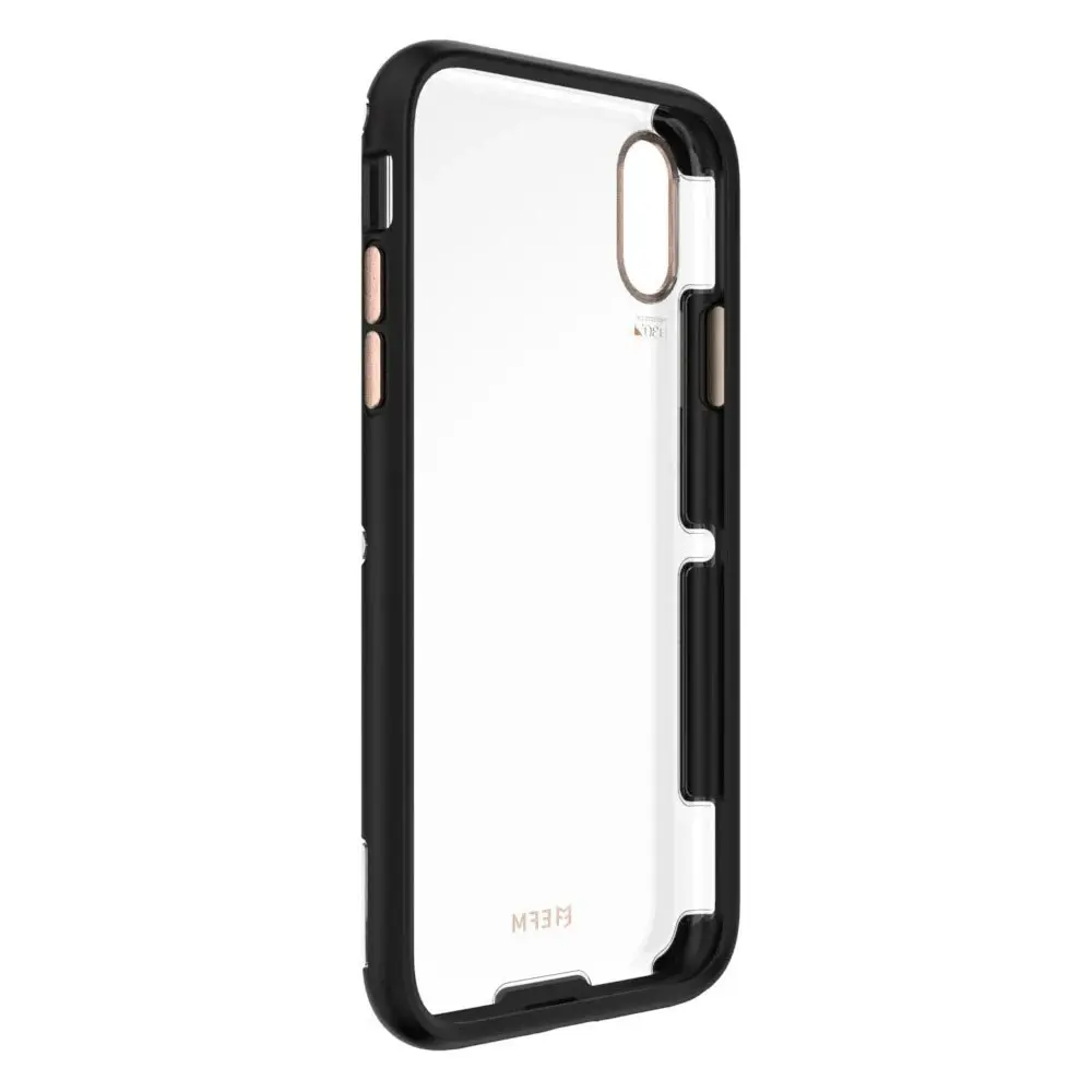 EFM Cayman D3O Case Armour Cover Mobile Protect for Apple iPhone XR Black/Copper