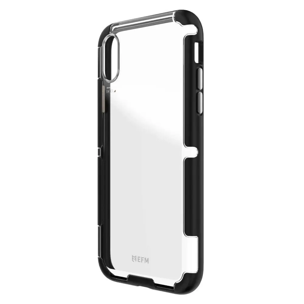 EFM Cayman D3O Case Armour Cover Protect for Apple iPhone XS Max Black/Space GRY