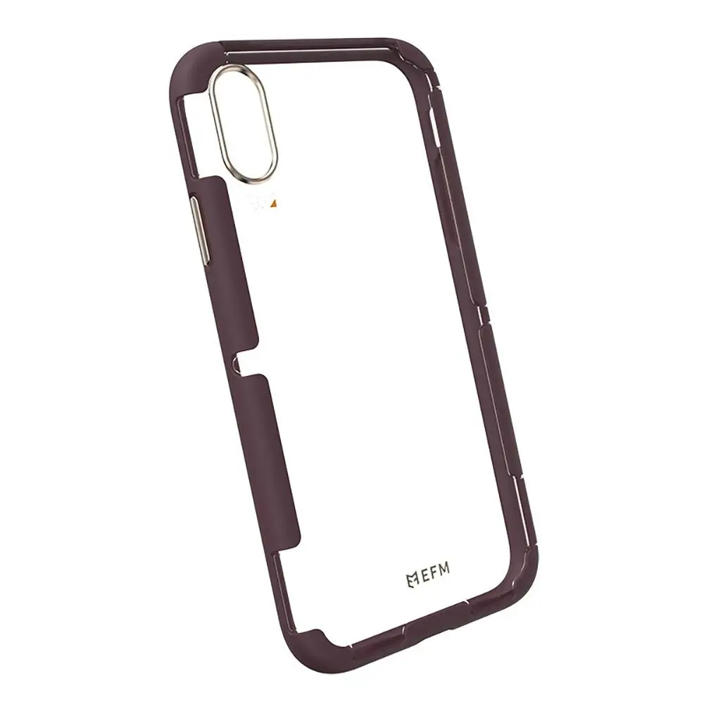 EFM Cayman D3O Case Mobile Armour Protection Cover for iPhone XS Max Mulberry/GD