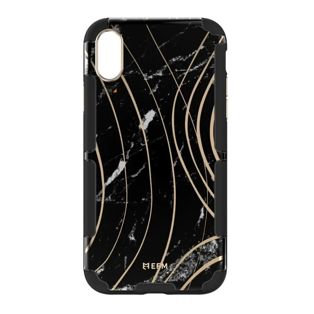 EFM Cayman InStyle D3O Case Armour Mobile Cover for Apple iPhone X/XS Marble BLK