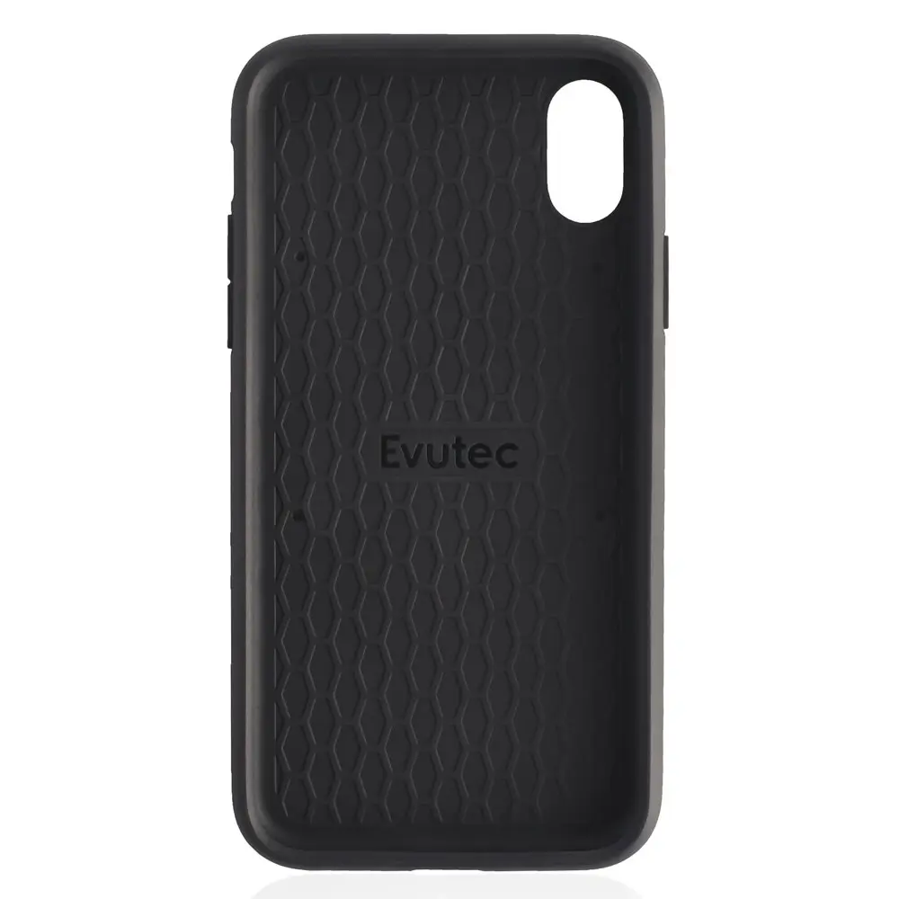 Evutec Northill Drop Proof Fabric/Leather Case For Apple iPhone X/XS w/Mount BLK