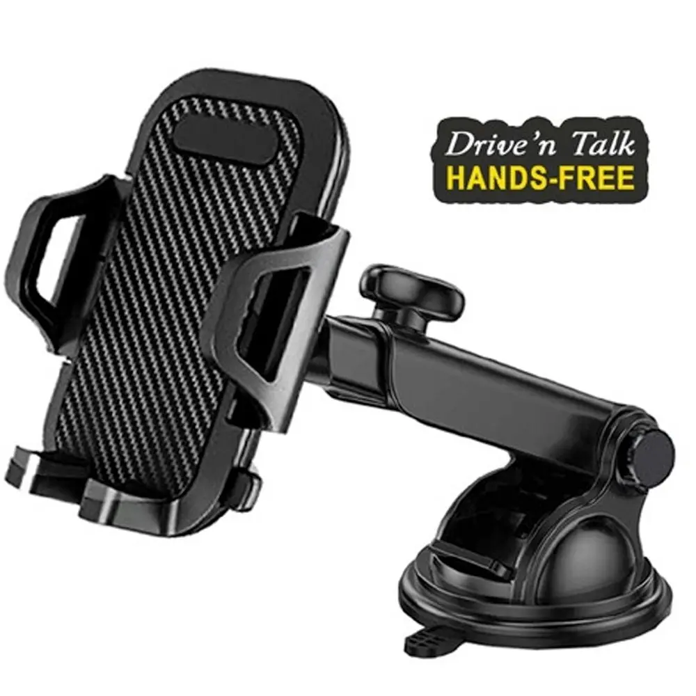 Sansai Universal Car Dash Phone Holder/Mount for Mobile iPhone/Samsung Black