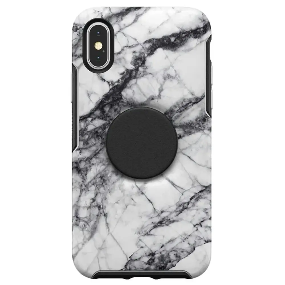 Otterbox Otter + Pop Holder Drop Proof Symmetry Case for iPhone X/Xs WHT Nebula