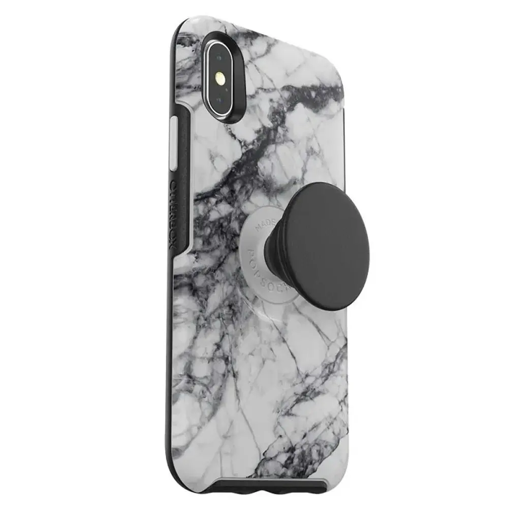 Otterbox Otter + Pop Holder Drop Proof Symmetry Case for iPhone X/Xs WHT Nebula