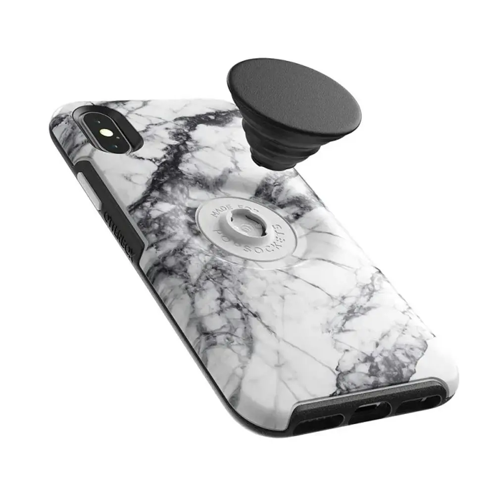 Otterbox Otter + Pop Holder Drop Proof Symmetry Case for iPhone X/Xs WHT Nebula