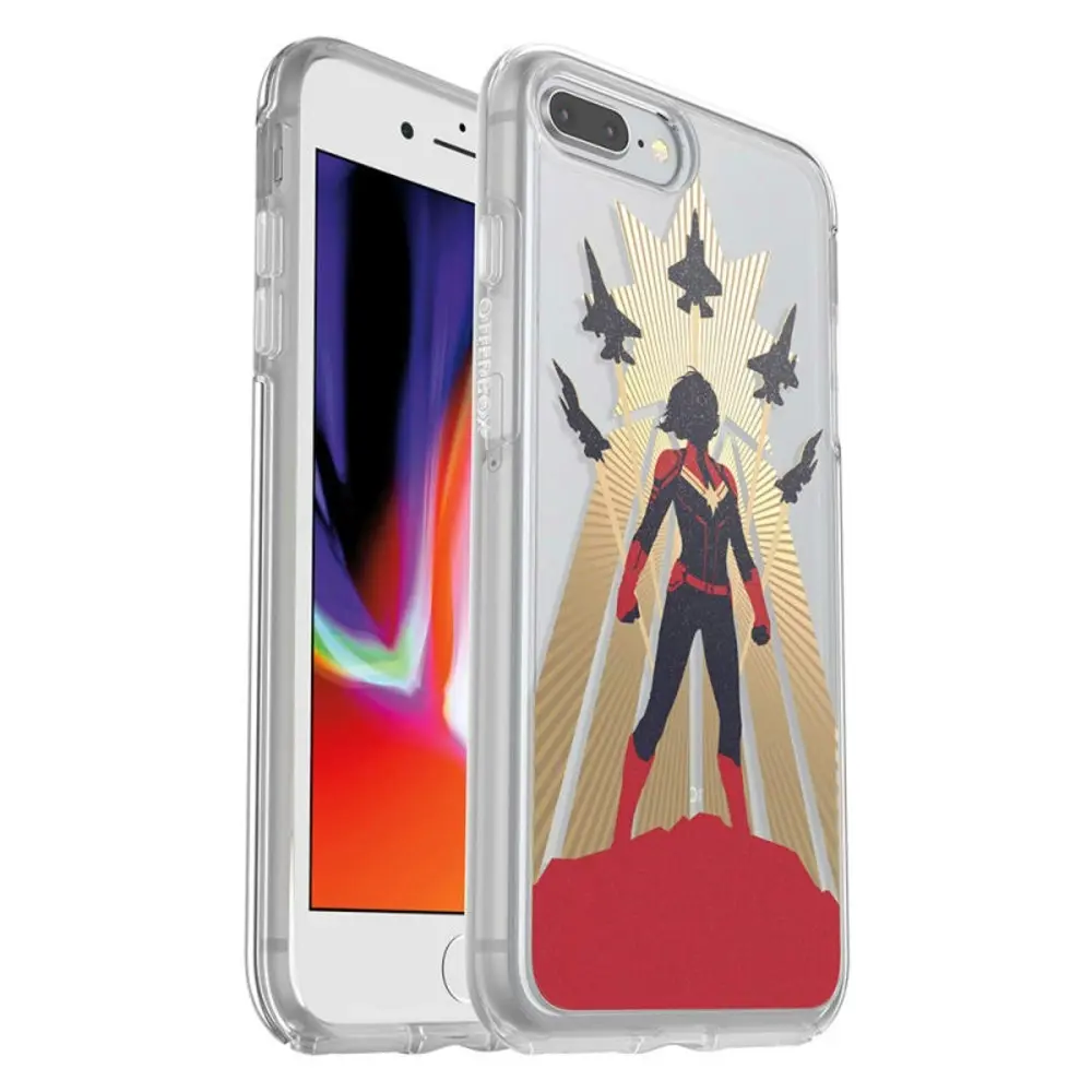 Otterbox Symmetry Marvel Drop Proof Case/Cover f/ iPhone 7/8 Plus Captain Marvel