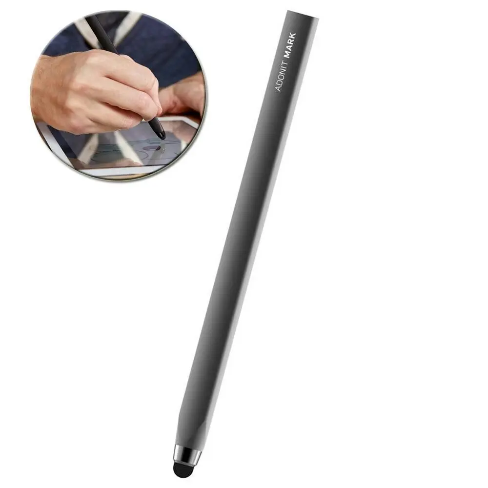 Adonit Mark Stylus Aluminium Pen for iPad iPhone/Samsung Tablet Mobile Phones BK