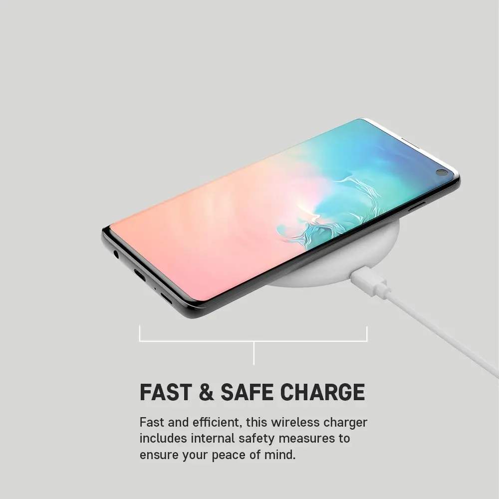 Apple/Android /iPhone/Samsung Phone Charger 10W Qi Wireless Charging Pad/Mat