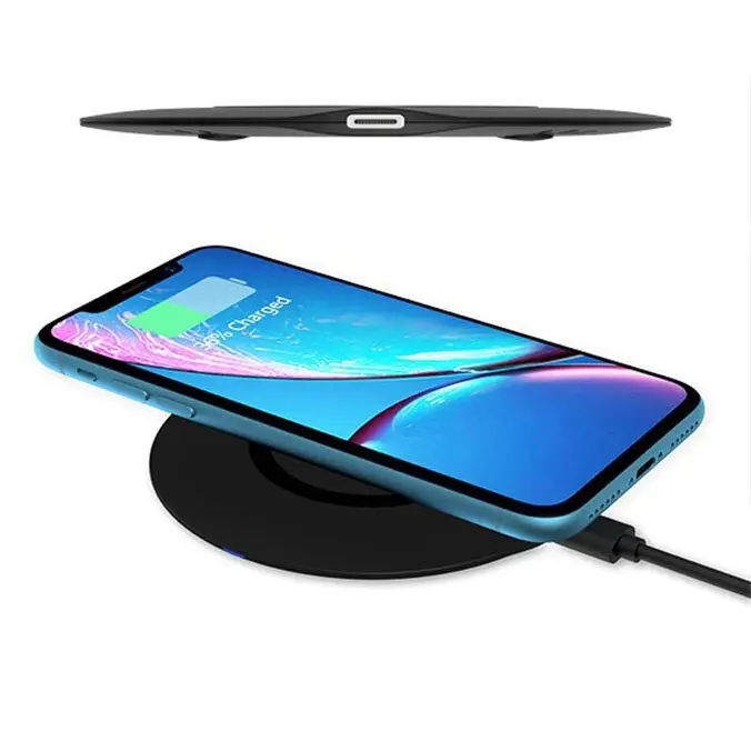 Urban Disc 15W Fast Wireless Charging Qi Charger Pad/Type-C Cable f/ Smartphones