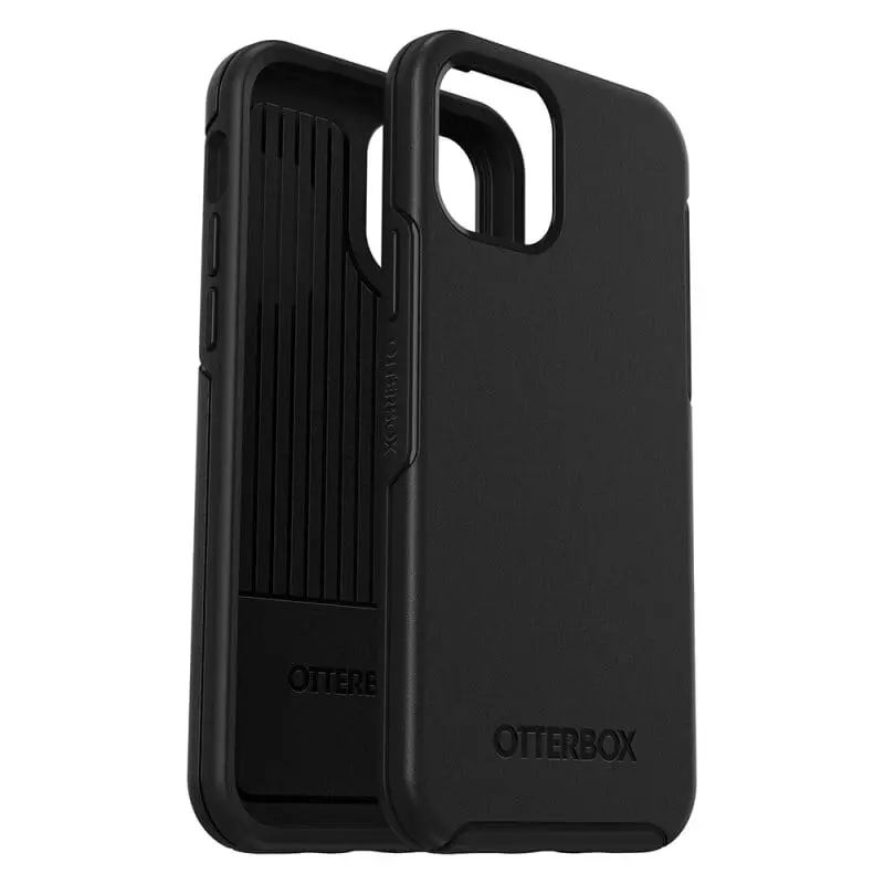 Otterbox Symmetry Case 6.7" Drop Proof Phone Cover for iPhone 12 Pro Max Black