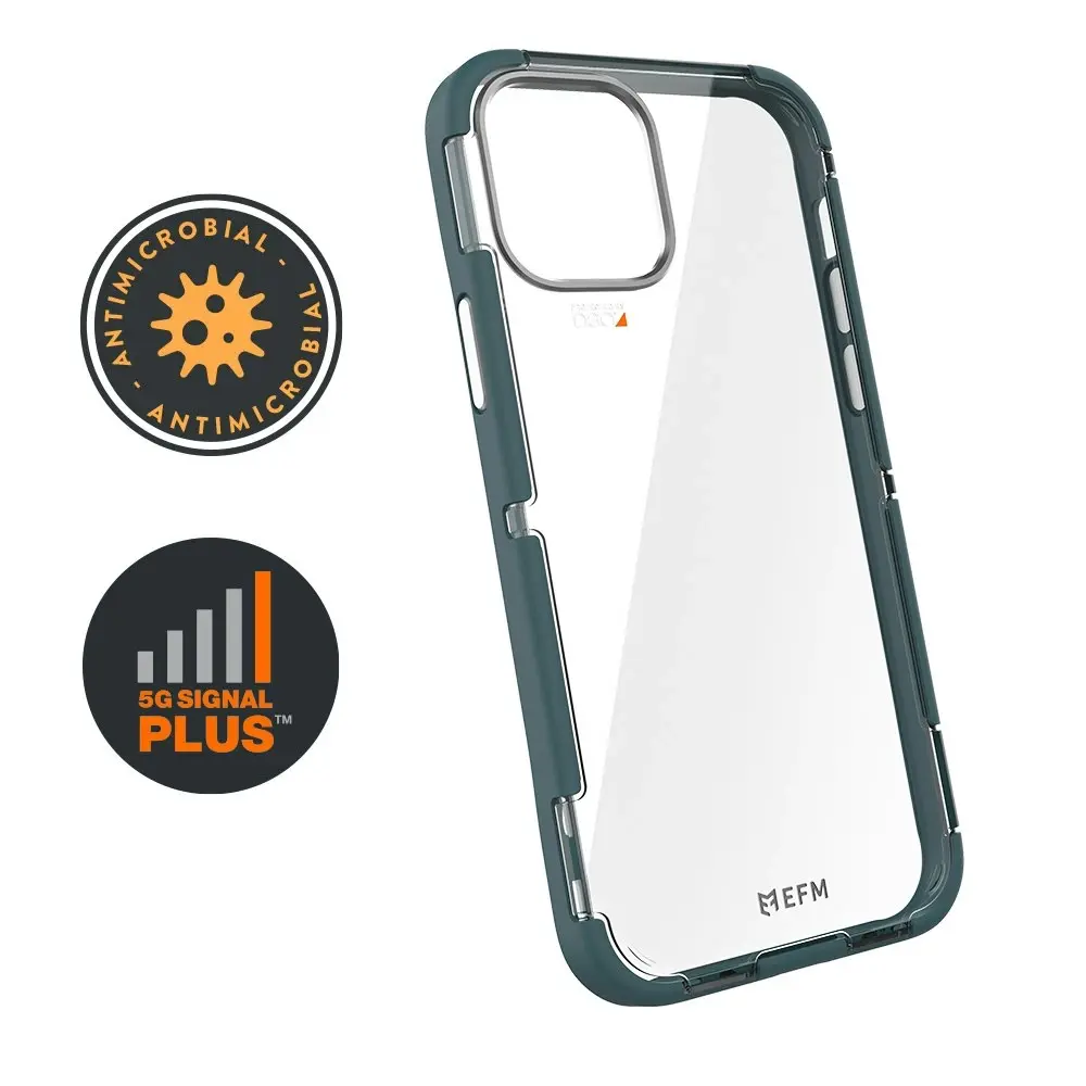 EFM Cayman Case Armour Cover for Apple iPhone 12 Mini Mediterranea/Space Grey