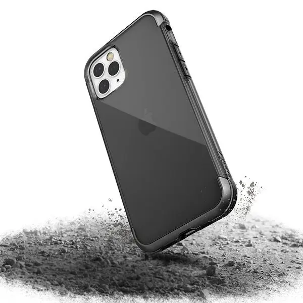 Raptic Air Phone Cover Drop Proof Hard Case for Apple iPhone 12 Pro Max Black