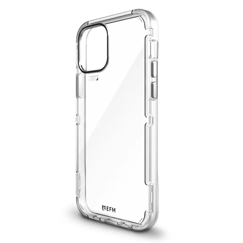 EFM Cayman Case Cover Armour w/ D3O Crystalex for Apple iPhone 12 Mini Clear