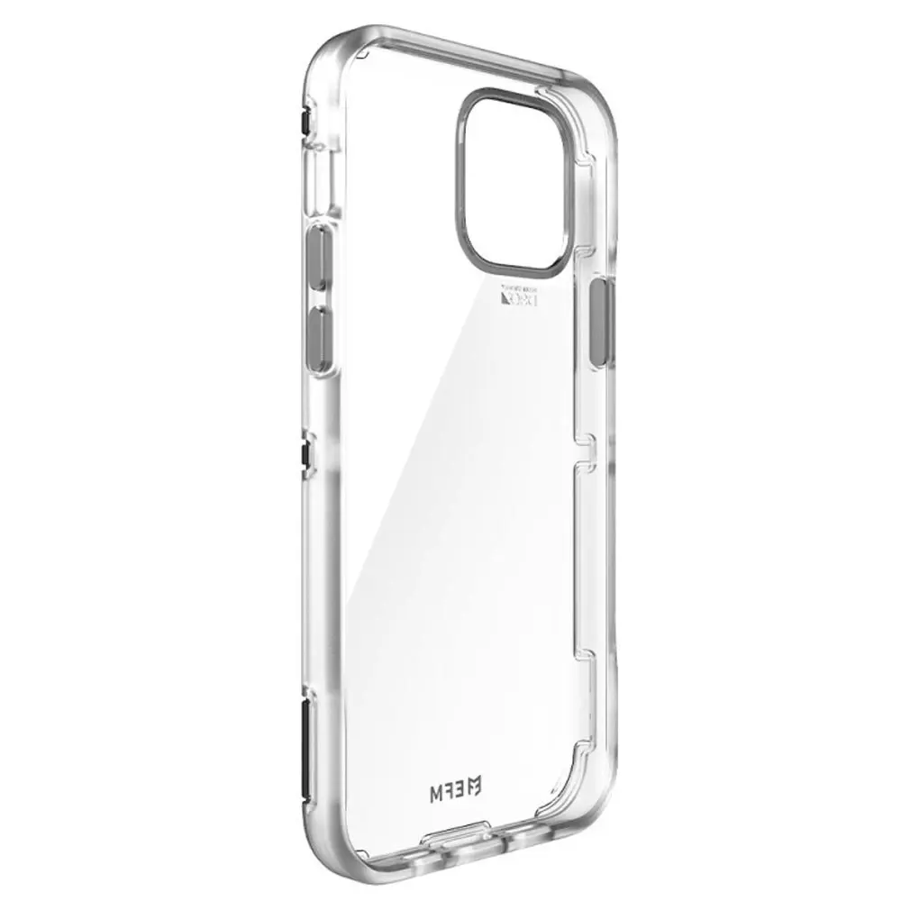 EFM Cayman Case Cover Armour w/ D3O Crystalex for Apple iPhone 12 Mini Clear