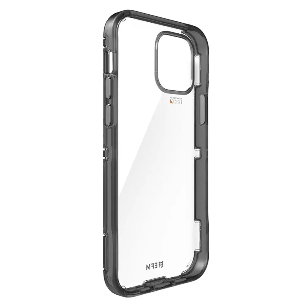 EFM Cayman Case Armour Cover w/ D3O Crystalex for Apple iPhone 12 Mini Smoke BLK