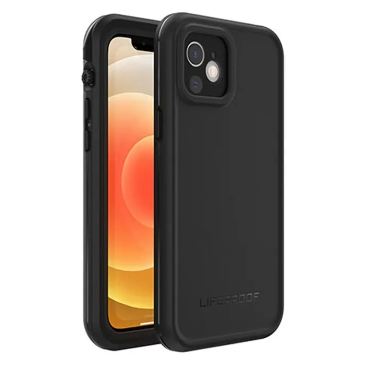 LifeProof Fre Series Case Waterproof Cover Protection for Apple iPhone 12 Black