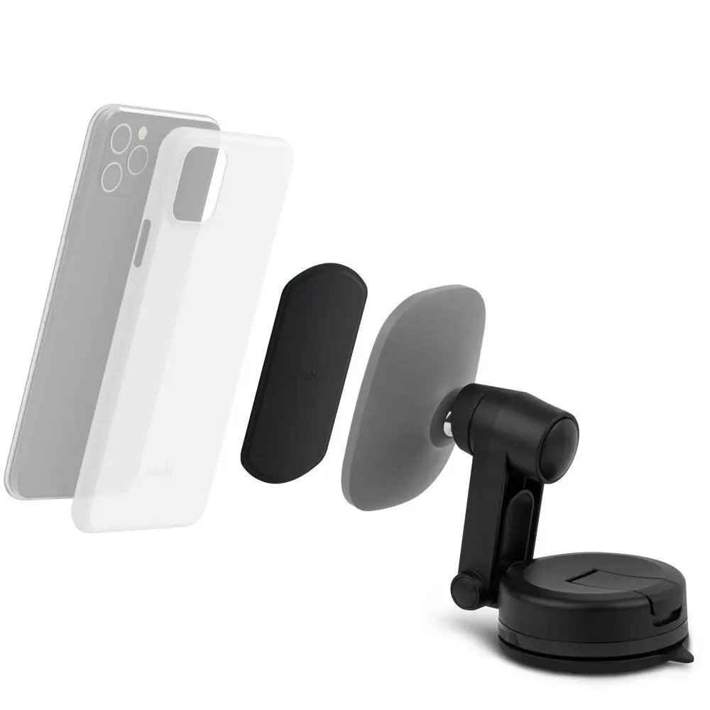 Moshi SnapTo Universal Car Vent/Dashboard/Windshield/Tesla Monitor Mount Grey