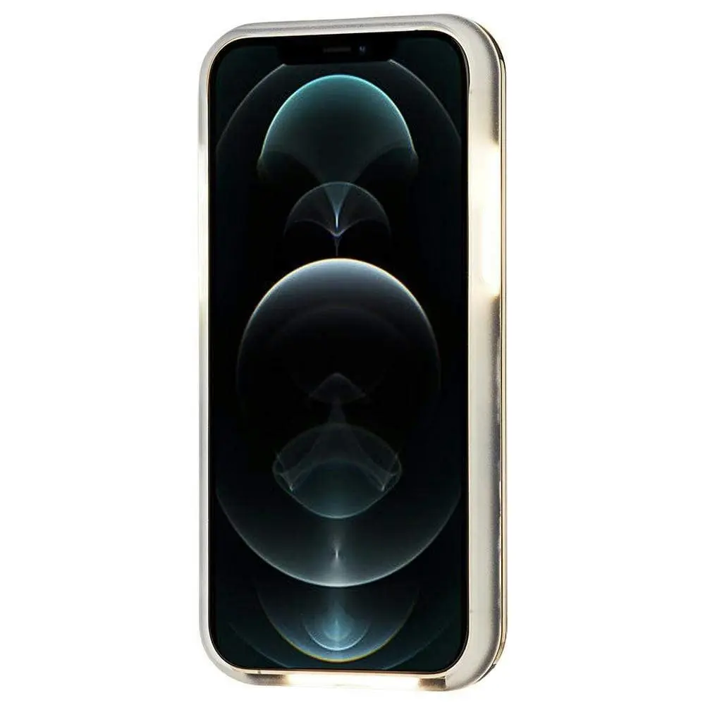 Case-Mate LuMee Halo Case for Apple iPhone 12/12 Pro Gold Mirror w/ Micropel