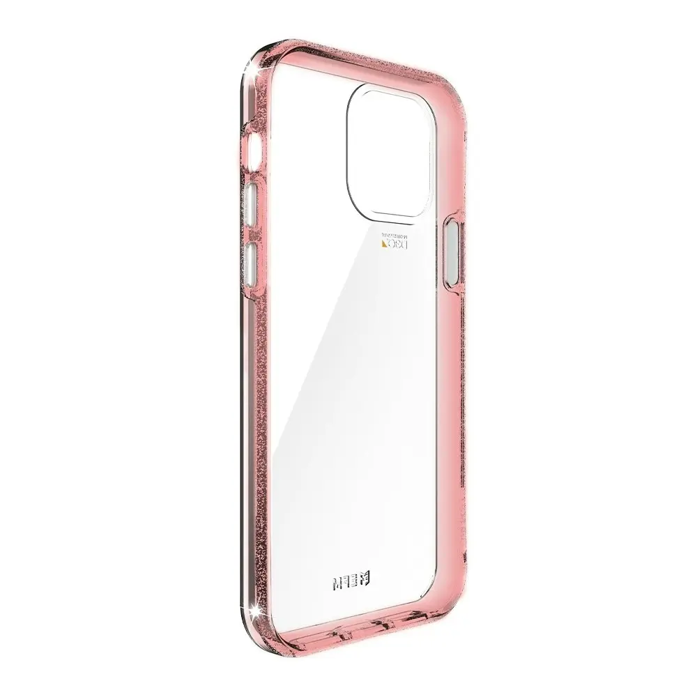 EFM Aspen Crystalex Clear D3O Impact Armour Cover/Case for iPhone 12 Mini Coral