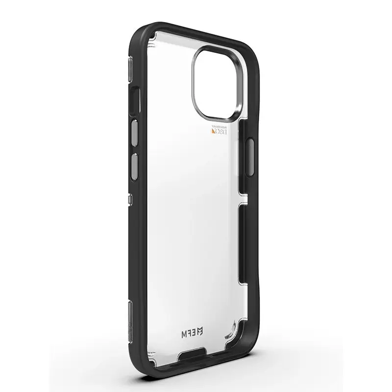 EFM Cayman Case Armour Protector w/ D3O 5G Signal Plus for iPhone 13 Mini Carbon