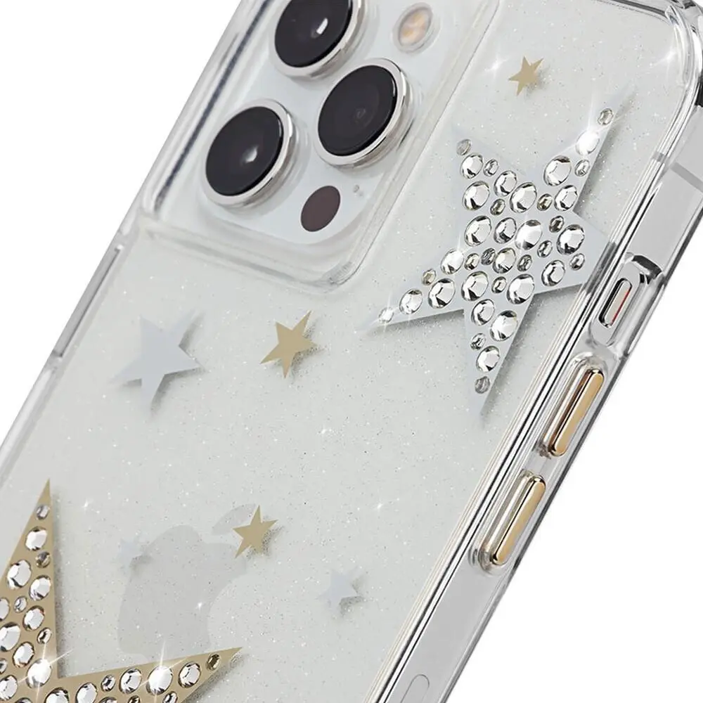 Case-Mate Antimicrobial Case Protection Cover f/ Apple iPhone 13 Sheer Superstar